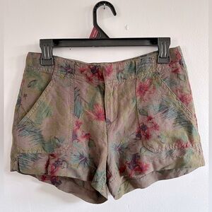 Anthropologie Sanctuary linen shorts